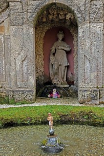 Hellbrunn Palace, pleasure palace, trick fountains, Salzburg, Austria