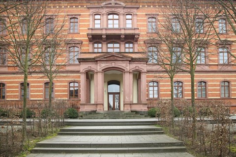 Portal of former municipal hospital, Urban Health Care Facilities built 1876-1879, Kastellstraße,