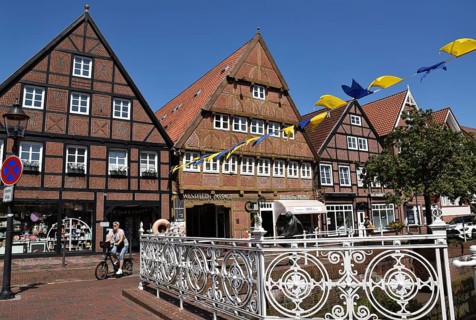 Europe, Germany, Hamburg Metropolitan Region, Lower Saxony, Stade District, Buxtehude, Old Town,