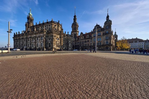 Cathedral Sanctissimae Trinitatis, Dresden Court Church, Dresden Royal Palace, Neo-Renaissance,