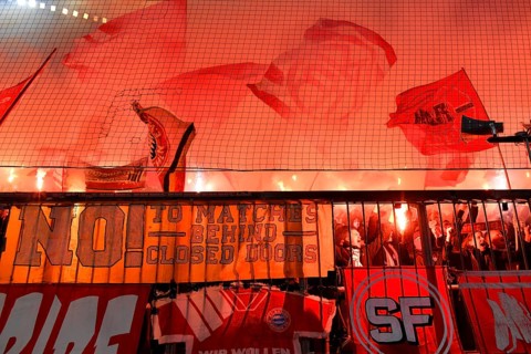 Bengalos, pyrotechnics, pyro, fireworks, fan block, fans, fan curve, flags, flags, atmosphere,