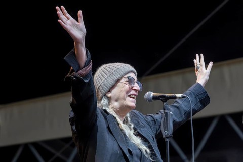 Patti Smith, singer, songwriter, USA, Patti Smith Quartet, open air at the Citadel Music Festival,