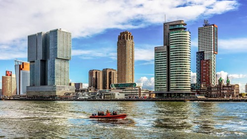 City panorama, Rotterdam, Netherlands