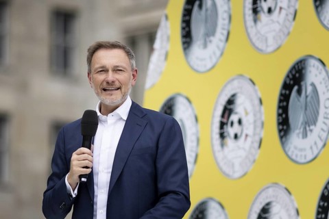 Christian Lindner (FDP), Federal Minister of Finance, photographed during the presentation of the