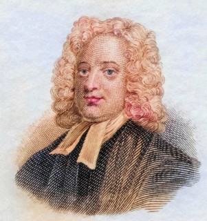 Thomas Parnell, (1679 to 1718), Irish poet and theologian, coloured woodcut from Crabbe's