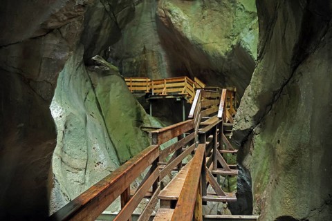 Seisenbergklamm gorge, natural monument, Pinzgau, Salzburger Land, Austria