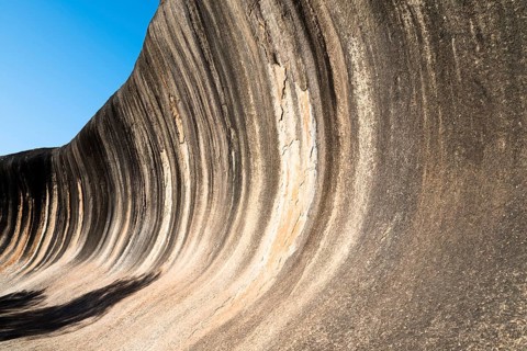 Australia, Australian continent, wave rock, wave stone, Western Australia, granite rock, stone