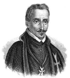 Portait of Félix Arturo Lope de Vega y Carpio, 1562 - 1635, a Spanish playwright and poet in the