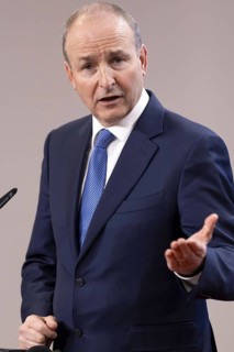 Micheal Martin, Foreign Minister of Ireland. Berlin, 18.01.2024. Photographed on behalf of the