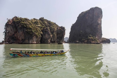 James Bond Island, Thailand, 06.02.2014 JE - Khao Phing Kan is an island in Phang Nga Bay, known as