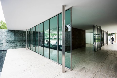 Barcelona Pavilion, reconstructed German pavilion for the 1929 World Exhibition, architect Ludwig