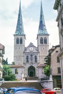 Church of St Leodegar, Lucerne, Switzerland, Europe, 1963