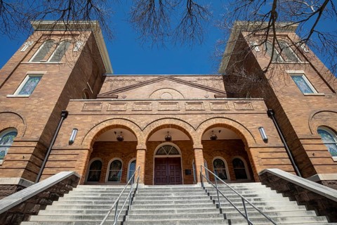 Birmingham, Alabama, The 16th Street Baptist Church, where a bomb placed by the Ku Klux Klan killed