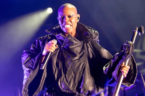 Deborah Anne Dyer aka Skin, singer of Skunk Anansie, live at the Columbiahalle in Berlin on