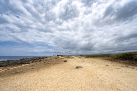 Southernmost point of the USA (South Point), Ka Lae, Big Island, Hawaii, USA, North America