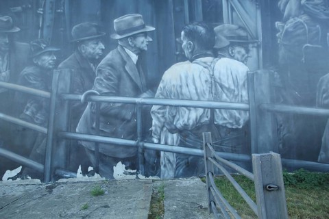 Vollrad Kutscher memorial to the deportation of Jews during National Socialism, persecution of