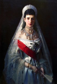 Maria Fyodorovna (1847-1928), 1880, oil on canvas. Ivan Kramskoi (1837-1887), Russian painter.