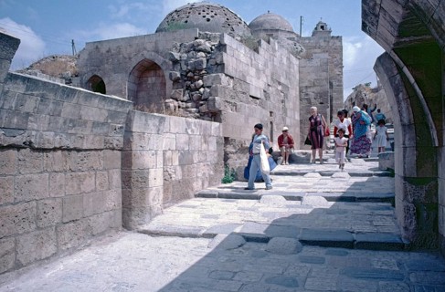 Ruler's bathhouse, citadel, Aleppo, Syria, May 1987, vintage, retro, old, historical
