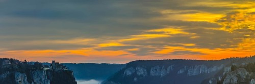 Werenwag Castle, Upper Danube nature park Park, Swabian Alb, Baden-Württemberg, Germany