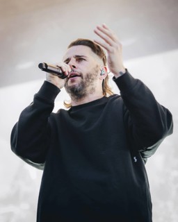 M. Shadows (Matthew Charles Sanders), singer of Avenged Sevenfold live at the Zitadelle Spandau in