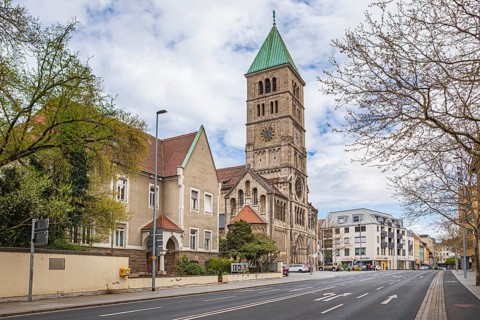 Church of the Holy Spirit in Schultesstraße in Schweinfurt, Germany