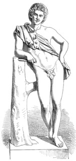 The Resting Satyr or Leaning Satyr by Praxiteles