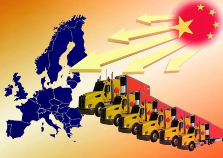 Symbolic image, China, unfair competition, state-subsidized companies, excess capacity, trade war,