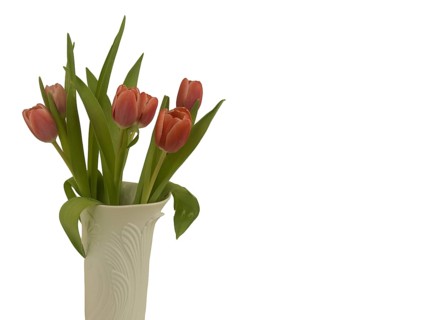 Tulips in vase, table vase, decorative vase, decoration, flowers, bouquet, arrangement, calendar