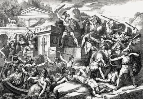 Publius Horatius Cocles, Roman officer, war between Rome and Clusium