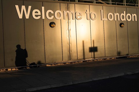 Writing on the wall Welcome to London