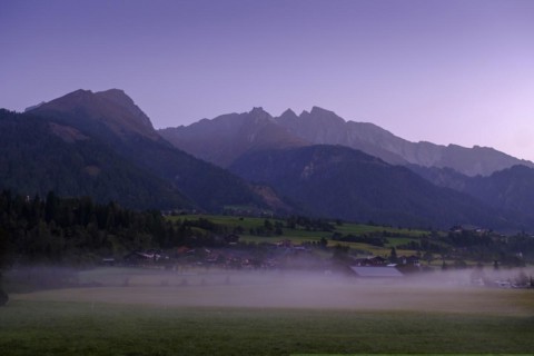 Obermauern near Virgen, Virgental, behind Mitteregspitze and Ochsenbug, East Tyrol, Tyrol, Austria