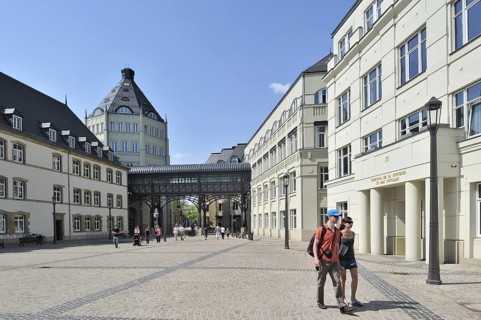 The cité judiciaire, Judiciary City on the Saint-Esprit plateau at Luxembourg, Grand Duchy of