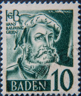 Hans Baldung Grien, 1484, 1545, a German painter and printmaker during the Renaissance. Portrait on