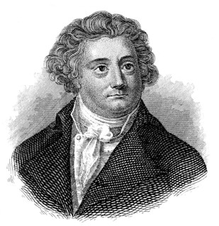 August Wilhelm Iffland, 1759 - 1814, a German actor, director and playwright, Portrait von August