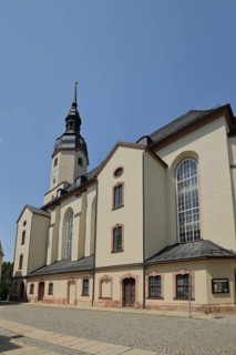 Late Gothic St. Martin Church, Zschopau, Middle Ore Mountains, Erzgebirge, Saxony, Germany