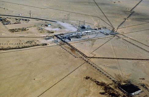 Oil industry in the Ras Tanura area, Saudi Arabia, 1979