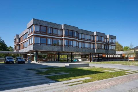 The Baumgarten-Bau, Federal Constitutional Court in the Castle District, Karlsruhe,