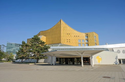Philharmonie, Kulturforum, Tiergarten, Mitte, Berlin, Germany