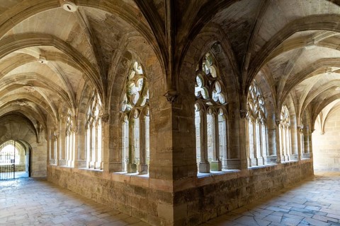 Villefranche de Rouergue. City of Art and History. The Chartreuse Saint Sauveur. The small cloister