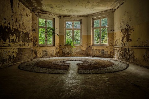 Morbid charm in the so-called district room, former lung sanatorium and lost place health resort