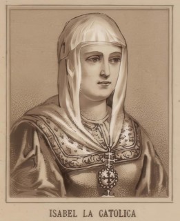 Isabella I of Castile, Isabel I de Castilla, born April 22, 1451 in Madrigal de las Altas Torres,
