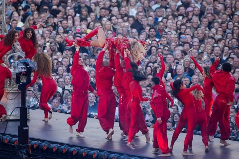 Helene Fischer live on 360° stadium tour in Berlin's Olympic Stadium on 13.06.2026. Note: Editorial