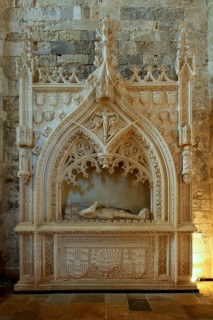 Sao Joao de Alporao Church, Tomb of Duarte de Menezes, Santarem, Ribatejo, Portugal