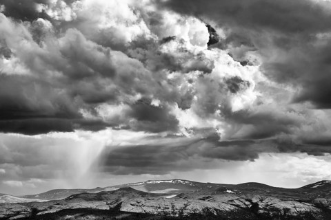 Rain shower, Alvdal Vestfjell, Hedmark, Innlandet, Norway, June 2026
