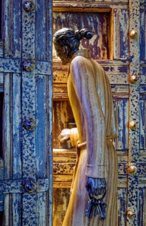 Figure of Peter at the Gate of Heaven, Naumburg Evangelical Lutheran City Church St. Wenzel,
