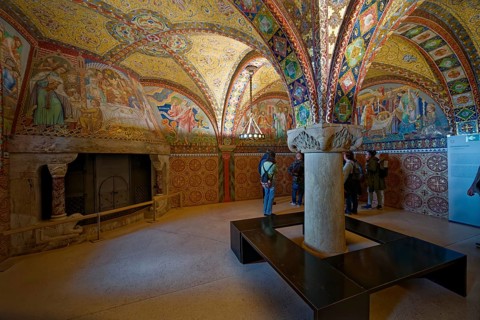 Elizabeth Kemenate, medieval woman's chamber, Wartburg, castle in the Thuringian Forest, UNESCO