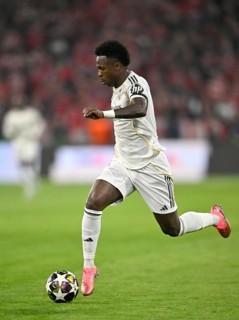Vinicius Junior Real Madrid (07) Action on the ball Football UEFA Champions League CL Allianz