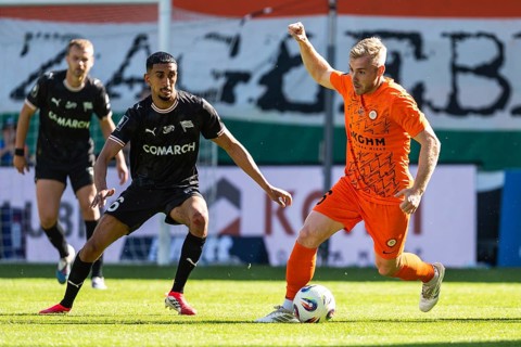 LUBIN, POLAND - MAY 3, 2026: Football match polish top league Ekstraklasa between KGHM Zaglebie