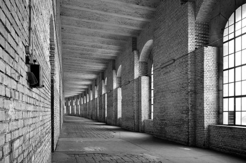 Unfinished portico of the NS Congress Hall, 1943, Reichsparteitagsgelände Documentation Center,