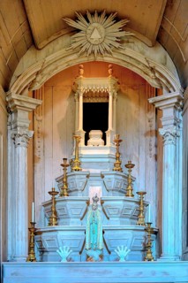 Santa Maria da Alcacova Church, Holy Sacrament chapel, Santarem, Ribatejo, Portugal